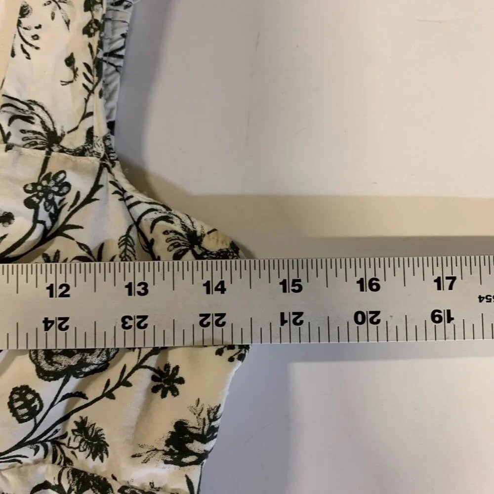 Laura Ashley Urban Outfitters Penelope Toile Cottagecore Babydoll‎ Dress Size - Picture 13 of 14